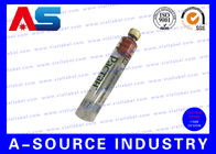 De Achtergrond van het waterglas 10ml Vial Labels With Clear Transparent voor Supplementen/Hcg-het etiketdruk van de Pakketsticker