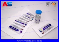 CMYK White Pearl Film 10 ml injectieflaconetiket voor injectieflessen