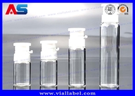 Schoonheidsoliën 2ml 3ml 5ml 10ml Lock Top kleine glazen flesjes met medische ritssluiting