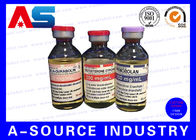 Farmaceutische van het de Etikettenproduct van de Glasfles van de het Etiketdruk SGS van het de Douaneontwerp, ISO 9001
