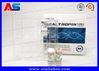 Farmaceutische ontwerpdruk Somatropina Hcg 2ml flacondoosverpakking met etiket