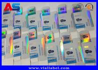 Primobolan10ml Vial Boxes Laser Holographite Printing Euro Gen Rx Deisgn blauwe doos farmaceutische verpakking