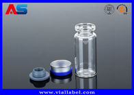 Pharma Kleine glazen flacons 2 ml 5 ml 8 ml 10 ml 15 ml 20 ml glazen flessen met rubberen en plastic bovenkant kleine glazen flacons
