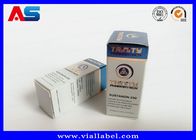 Hoge kwaliteit Bodybuilding Kleine dozen voor flacons Blauwe doos Farmaceutische verpakking Anabole peptide 10 ml flacon dozen