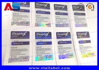 Anavar Oxandrolone 50 het Etikethologram die van de Tablettenpil Waterdicht Farmaceutisch Gebruik drukken