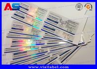 De holografische Volledige Kleur van 10ml Vial Labels Injectable Peptide Prescription Vial Label Printing 4C