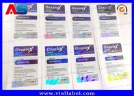 De holografische Volledige Kleur van 10ml Vial Labels Injectable Peptide Prescription Vial Label Printing 4C