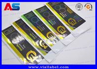 De gouden Stickers van het Folie Vinyletiket voor Injecteerbare Peptide Flesjes Muscle Growth Enanthate