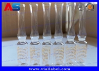 De Injectie Mini Clear Glass Ampoules 1ml 2ml 3ml 5ml 10ml 20ml van de douanedruk