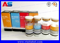 Farmaceutische de Flessenetiketten 25x60mm Verklaarde ISO van testosteroncypionate