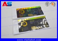 Sterk kleverig 10 ml flacon etiketten PET Laser Film CMYK Print voor apotheek glas flacon etiketten