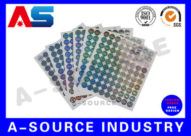 Tamperproof 3D Custom Holographic Stickers voor Peptide label doos verpakking anti fake hologram sticker