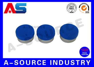 Glas flacon Aluminium dop met rubberen stop voor 10 ml / 2 ml flessen galvaniserend zwart