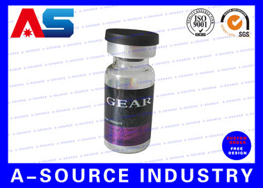 Op maat gemaakte tubepeptide flacon etiketten Vinyl stickers Printing 10ml fles etiketten