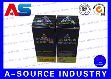 Zilveren embossing 10 ml flacon dozen voor glazen flessen bewegende hologram geneeskunde farmaceutische verpakkingsdozen