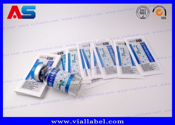 Holografisch afdrukken Peptide 10 ml Flasje Etiketten Op maat Ontwerp op maat fles stickers