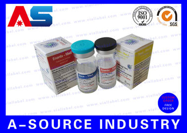 Kartonnen opslag 10 ml flacon dozen voor glas hologram geneesmiddelenflessen, ISO9001 farmaceutische verpakkingsdozen