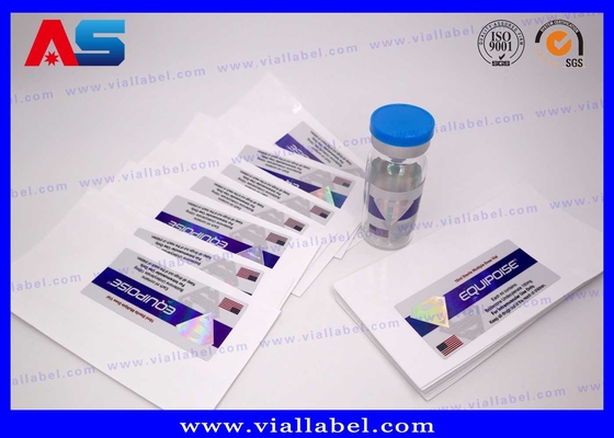 CMYK White Pearl Film 10ml Flasket Etiquette Voor injectieflessen