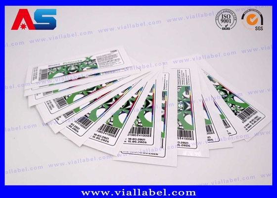 CMYK White Pearl Film 10ml Flasket Etiquette Voor injectieflessen