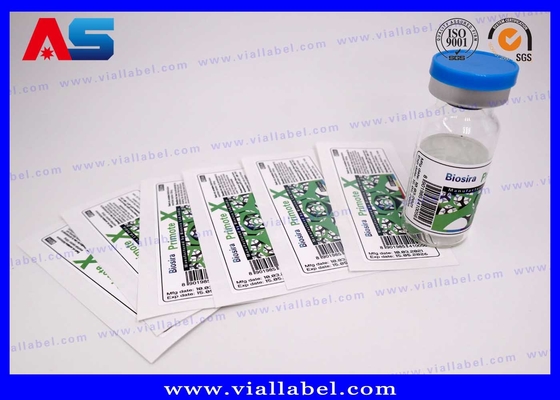 CMYK White Pearl Film 10ml Flasket Etiquette Voor injectieflessen