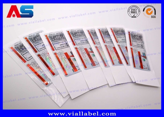 CMYK Peptide Vial Etiketten Voor Geneesmiddelen Glasfles Sticker Print Factory Waterdicht Sterk Kleefmiddel