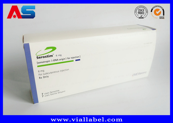 2ml 191aa Flacon Box Verpakking Voor Bodybuilding Peptide Hormoon Menselijke Groei Gh