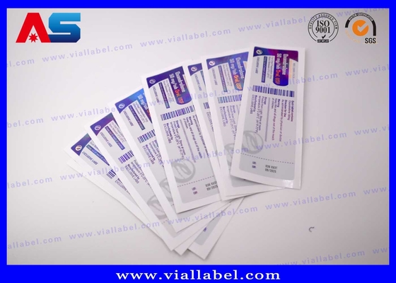 Custom Peptides Human Growth Private Label Stickers voor farmaceutische producten 10 ml flacon etiketten