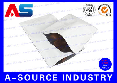 Aluminiumfolie ziplock zak Warmteverzegeling Custom Printed Herverzegelbare Aluminiumfolie verpakkingszakken SGS ISO 9001