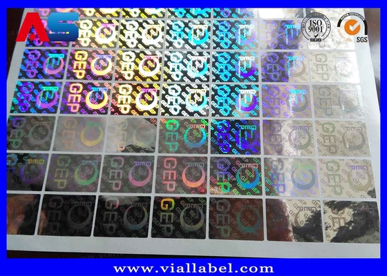 Het transparante Zelfklevende Holografische 3d Gedrukte Hologram van Veiligheidsstickers