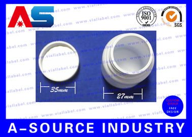60 ml PE capsule Plastic pil flessen 70mm * 27mm Met bescherming Gevoelig zegel Plastic medicatie flessen