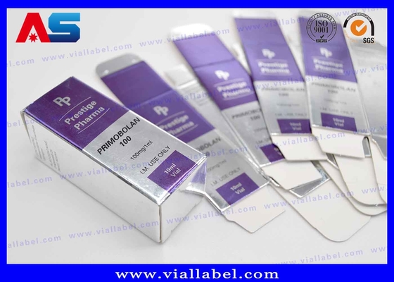 Geneesmiddelen Fles Pillen Verpakking 10 ml Vial Dozen Voor Medische Verpakking zilveren farmaceutische verpakkingsdozen