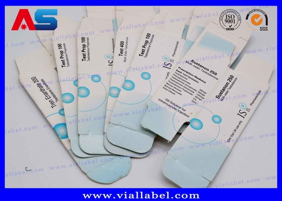 Glossy / Matt Bio Custom 10mL Vial Box Cardboard Moving Boxes For Lab Test Boxes voor flacons