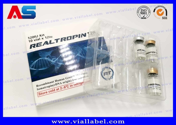 2ml / 3mL / 5mL / 10mL Verpakking Hcg Paper Box Label En Plastic Blister op maat gemaakt