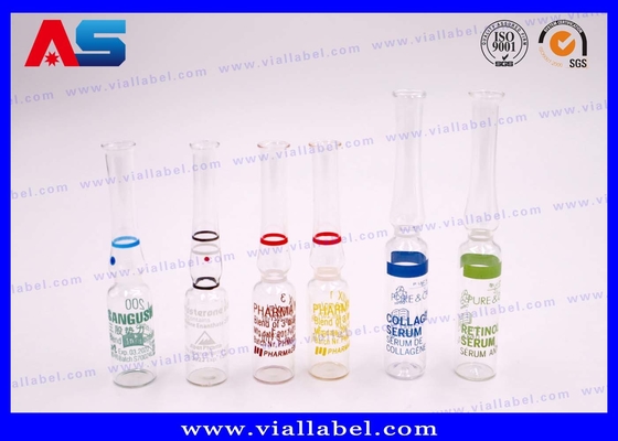 De Fles van de douaneampul met Druk 1ml ontruimt Ampèregrootte 10.75mm en Lange 60mm