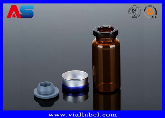 Pharmaceutisch Laboratorium Glaswaren Leeg glas flacons Dropper En Plastic Caps 10 ml kleine glazen flacons