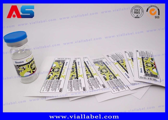 Biopharma Zelfklevende 10ml Vial Stickers Bottle Rubber Cap voor Muscle Growth-Acetaat 250mg