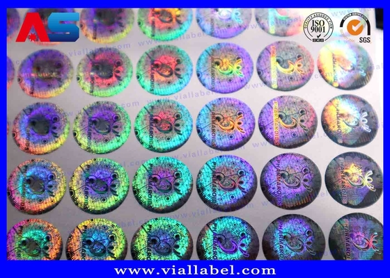Custom 3D Holographic Tamper Proof Beveiligingslabel 20mm Anti-Falsificatie Beveiligingscode Sticker Label