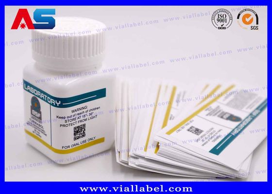 Plastic Kindveilige Duidelijke Sterke Zelfklevende Waterdicht van Pillenflessen voor Mondelinge Tablet