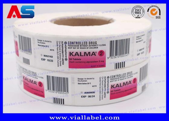 Zelfklevend Farmaceutisch Glas Vial Labels, van de Flessenetiketten van 15ml Plastic de Douanedruk