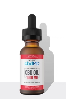 Het Etiket die van de het Druppelbuisjefles van de douane30ml CBD Olie Sterke Zelfklevende Waterdicht drukken