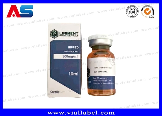 Etiketten voor peptide-injectieflessen Afdruk van 2 ml fles en 1 ml ampul