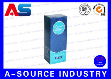 10 ml flacon opslagdoos Matt Finish Carton Paper Blauw WITH UV Spot Braille Doos wit kartondoos