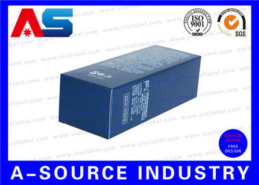 10 ml flacon opslagdoos Matt Finish Carton Paper Blauw WITH UV Spot Braille Doos wit kartondoos