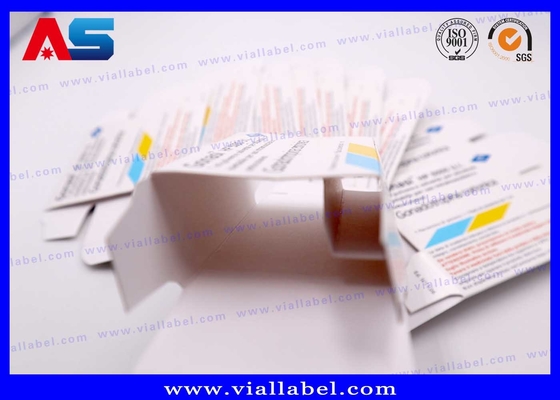 Op maat gemaakte glazen flessen 10 ml flacon dozen voor Pregnyl Hcg Pharmaceutical Packaging Box