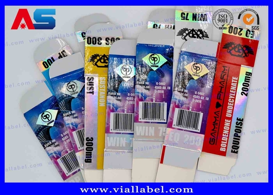 Op maat gemaakte 10 ml flacon dozen met holografisch afdrukken en Matt vernis afwerking
