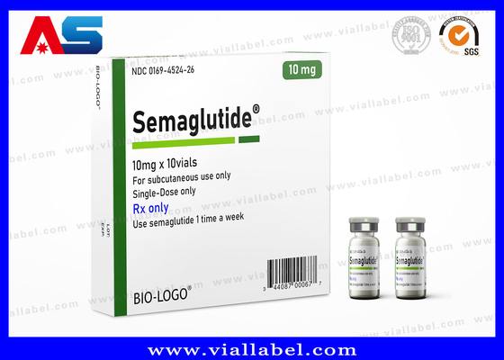 Semaglutide 2 ml injectieflacon Doos Printing met UV Glossy Laminate And Customized Design