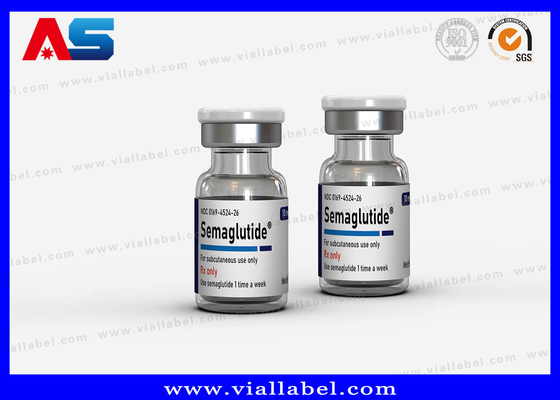 Op maat gemaakte ampul / flacon glasfles Papierdozen Voor Semaglutide 2 mg Package Free Design