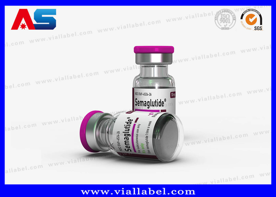 Gepersonaliseerd Semaglutide Gepersonaliseerde kleine flessenetiketten voor injectieoliën