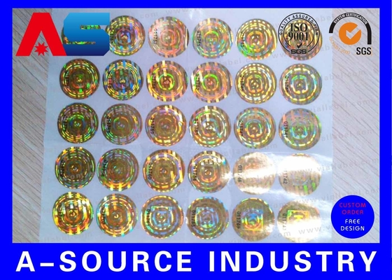 Design Void Custom Holographic Stickers Voor Farmaceutische Verpakkingen Sterke Kleefstof