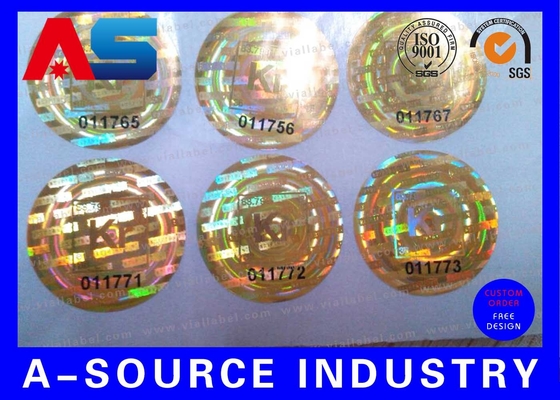 Design Void Custom Holographic Stickers Voor Farmaceutische Verpakkingen Sterke Kleefstof